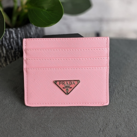 Prada Other - Prada front pocket wallet card case, pink